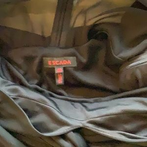 Escada cocktail black dress